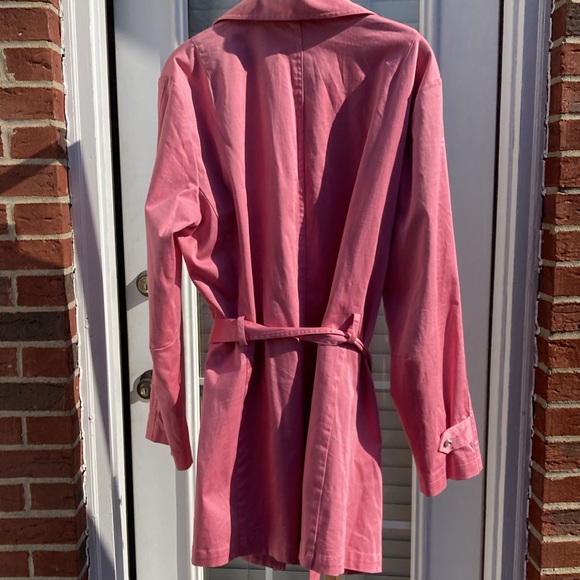 Karen Kane Bubble Gum Pink Double Breasted Jacket w/Faux Crystal Buttons Sz XL - Picture 7 of 9